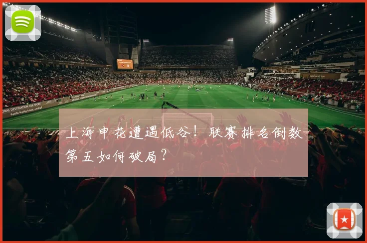 上海申花遭遇低谷！联赛排名倒数第五如何破局？