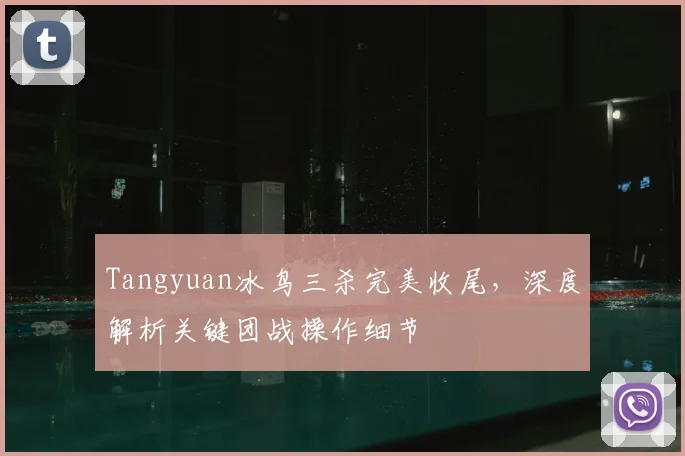 Tangyuan冰鸟三杀完美收尾，深度解析关键团战操作细节